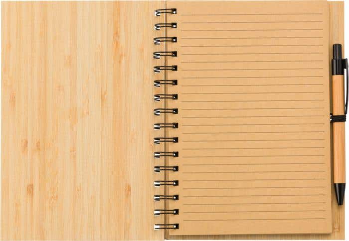 Bamboo Cover Notebook A5 Carmen | FSC® papier