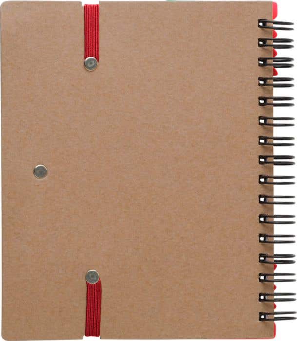 Notitieboek Eco-Wire | A5 | FSC® papier | 60 pagina's | Gelinieerd | Sticky notes