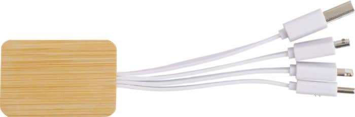 Bamboe oplaadkabel