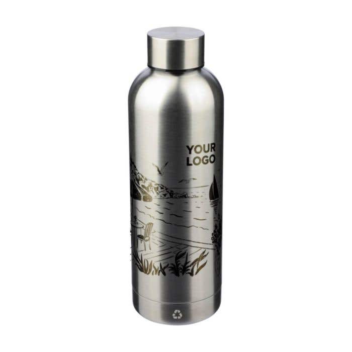 Drinkfles Isaiah | 500 ml | Gerecycled RVS | Dubbelwandig