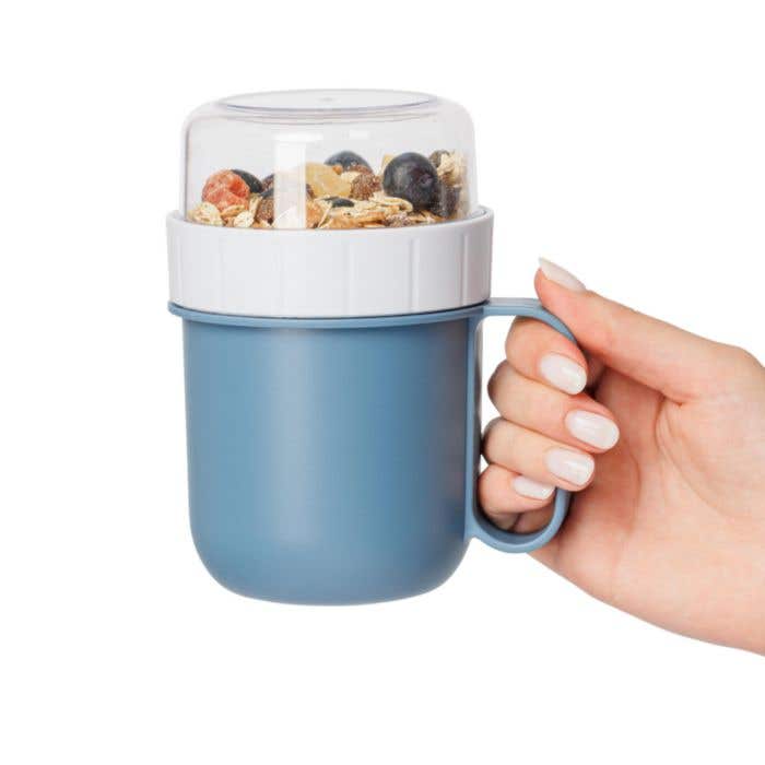 Lunchpot Nivo | 450 ml + 160 ml | 2 vakken | Handvat