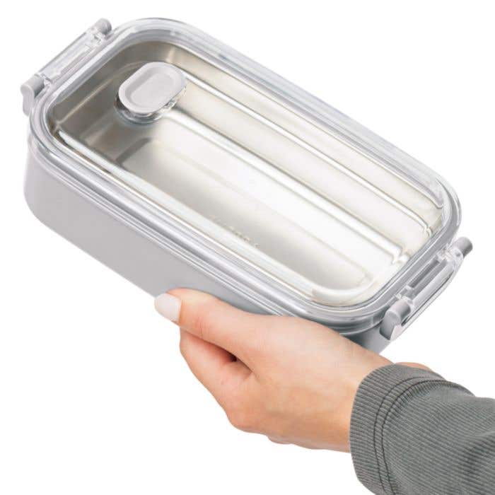 Lunchbox Alven | 750 ml | Gerecycled RVS | Transparante deksel