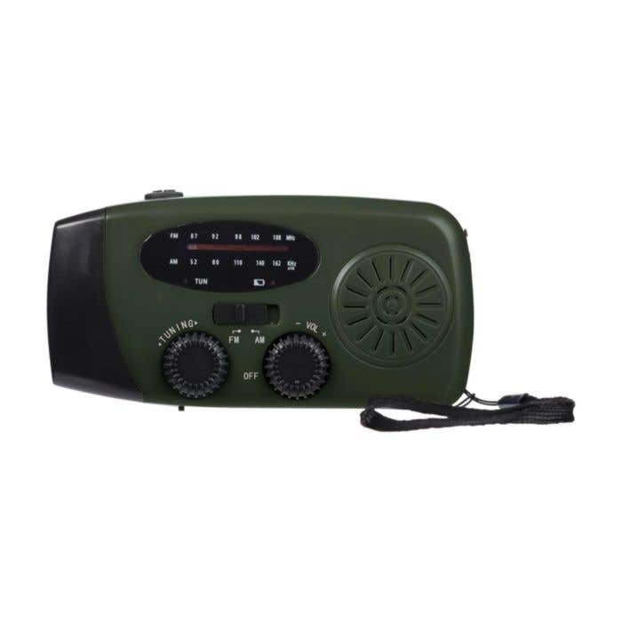 Noodradio Solan | Gerecycled | Solar | Powerbank | Zaklamp