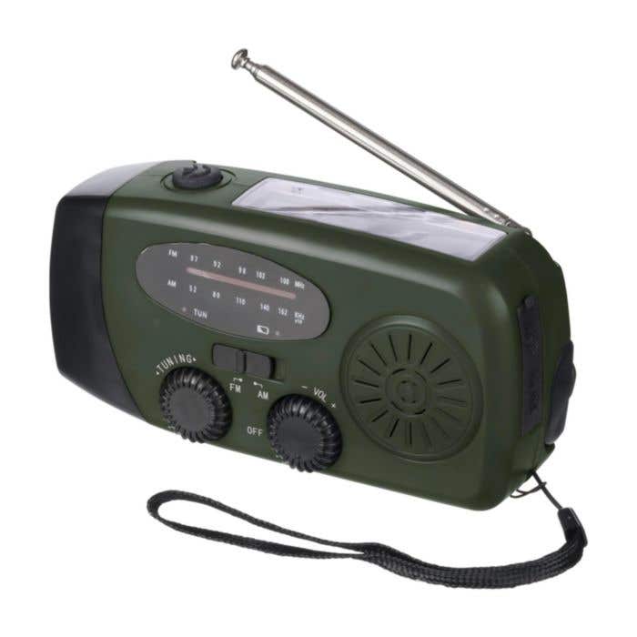 Noodradio Solan | Gerecycled | Solar | Powerbank | Zaklamp