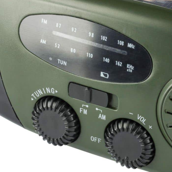 Noodradio Solan | Gerecycled | Solar | Powerbank | Zaklamp