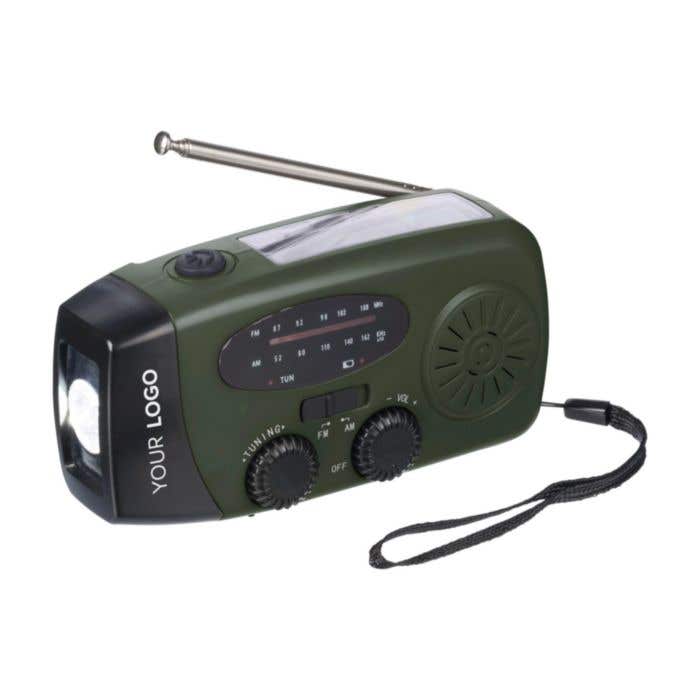 Noodradio Solan | Gerecycled | Solar | Powerbank | Zaklamp
