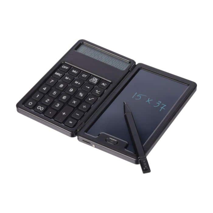 Rekenmachine Notex | Gerecycled | Met LCD-schrijftablet en styluspen