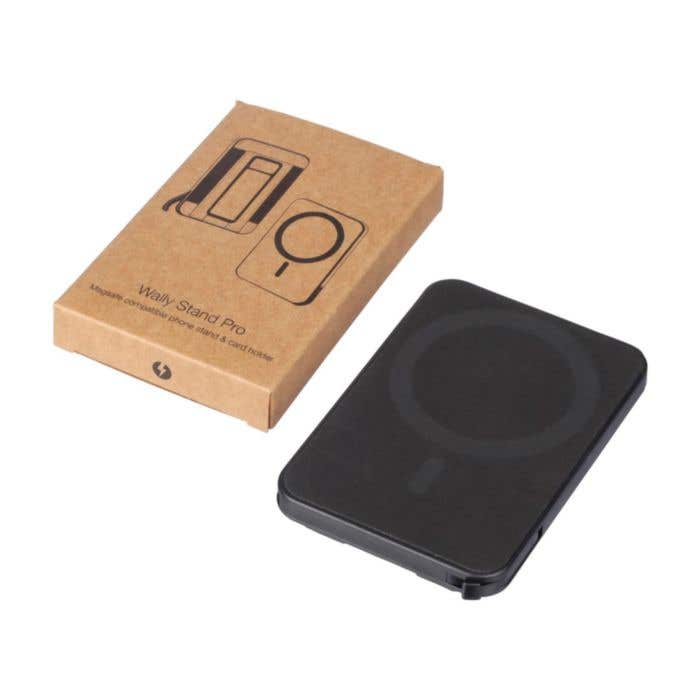 BrandCharger pasjeshouder Wally Stand Pro | Gerecycled | 6 pasjes | Telefoonhouder