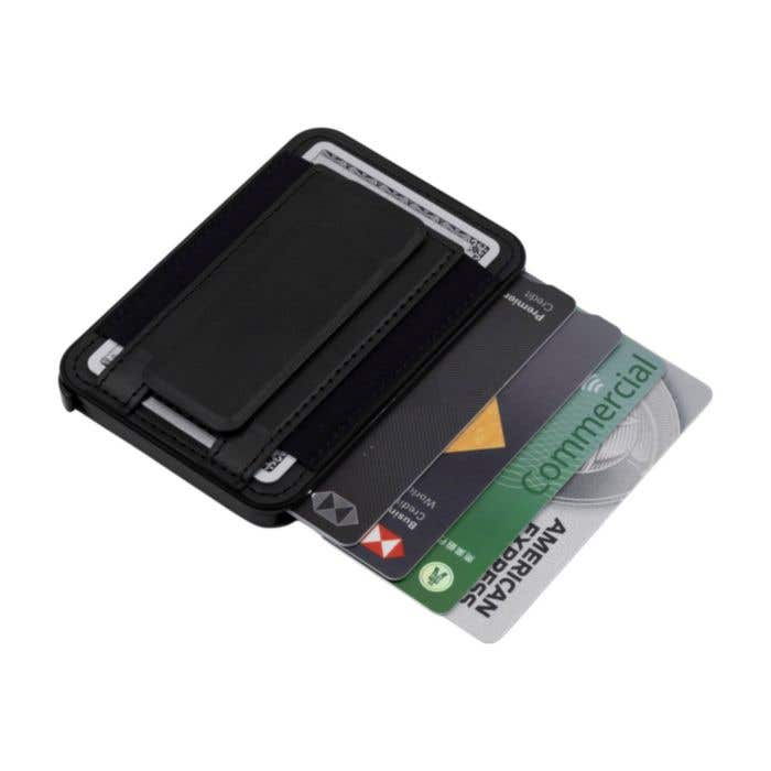 BrandCharger pasjeshouder Wally Stand Pro | Gerecycled | 6 pasjes | Telefoonhouder