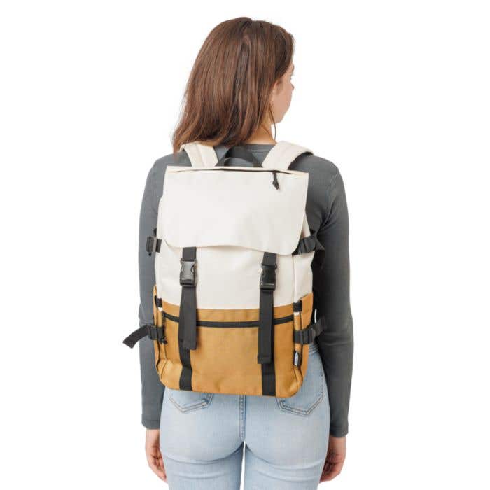 Rugzak Vayo 2-tone | 11 L | Gerecycled | Laptopvak 15" | Gespsluiting