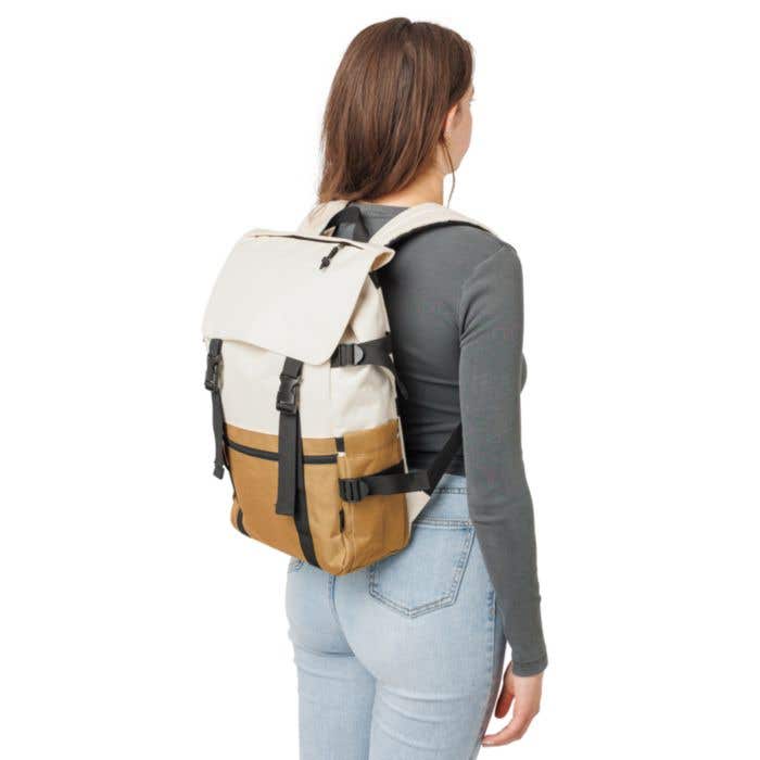 Rugzak Vayo 2-tone | 11 L | Gerecycled | Laptopvak 15" | Gespsluiting