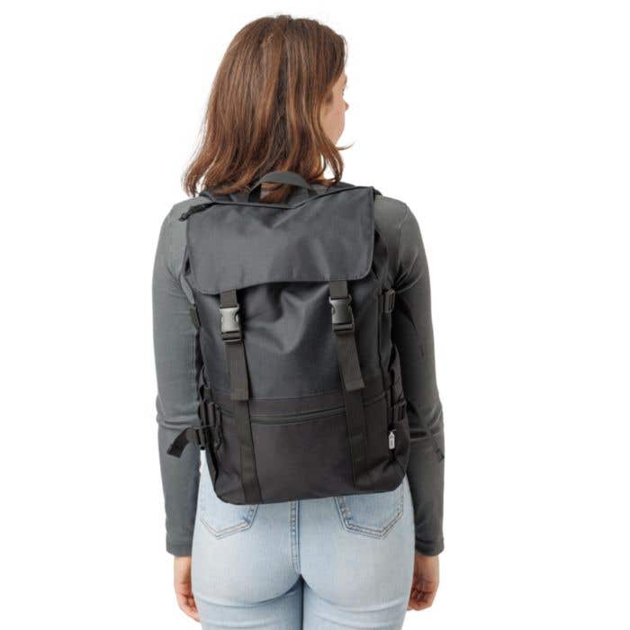 Rugzak Vayo | 11 L | Gerecycled | Laptopvak 15" | Gespsluiting