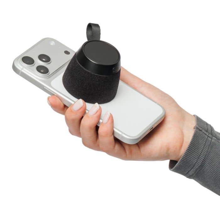 Speaker Maglo | Gerecycled | 5 W | Telefoonhouder | Lichtgevend logo