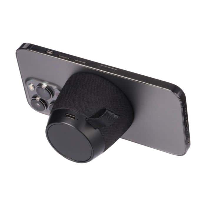 Speaker Maglo | Gerecycled | 5 W | Telefoonhouder | Lichtgevend logo