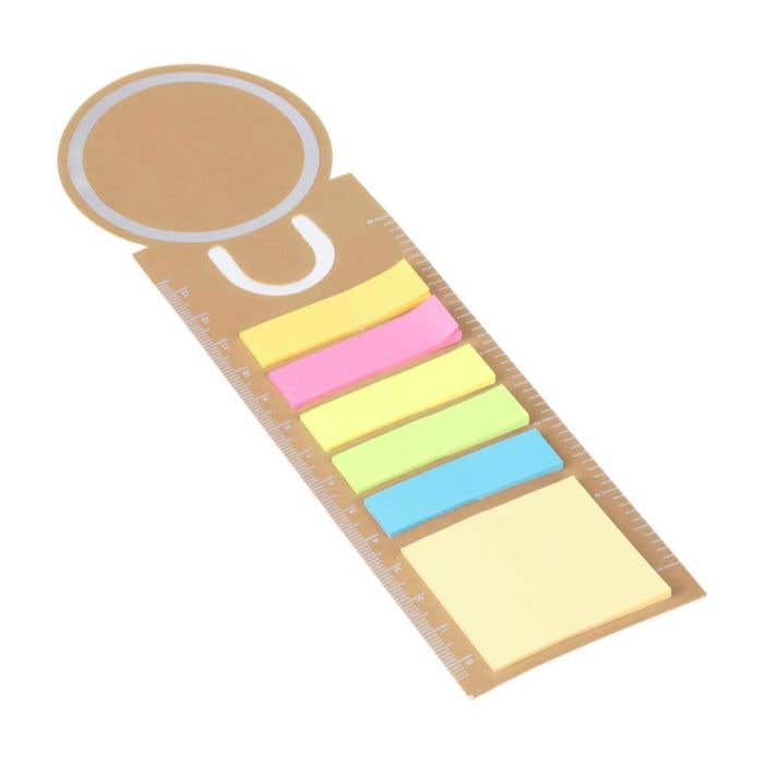 Boekenlegger Clay | Gerecycled | FSC® papier | Sticky notes
