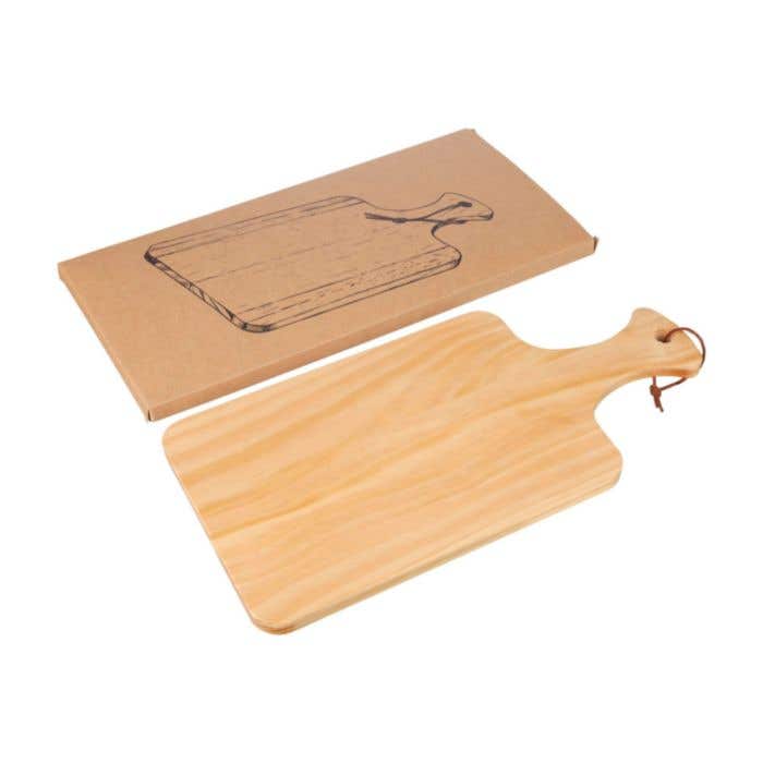 Snijplank Daxton | FSC® grenenhout | Ophangkoord | Met handvat