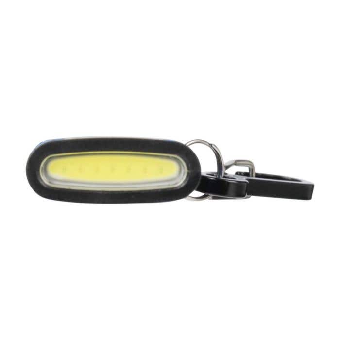 Alarmlampje Alero | Gerecycled aluminium | Oplaadbaar | 90 dB alarm | Karabijnhaak