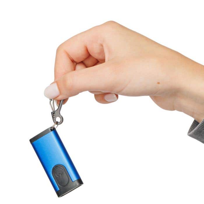 Alarmlampje Alero | Aluminium | Oplaadbaar | 90 dB alarm | Karabijnhaak