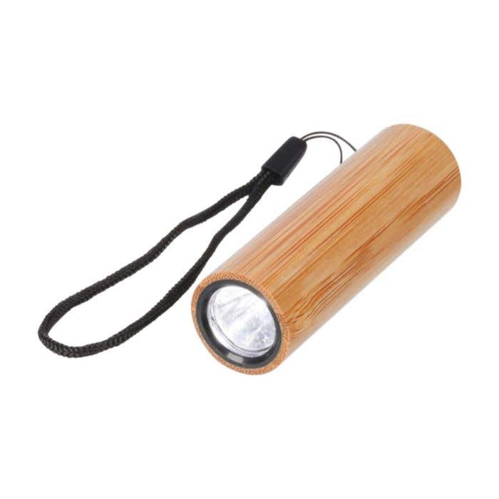 Zaklamp Lumbo | FSC® bamboe | 120 lumen | Draaglus
