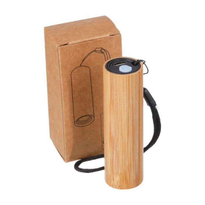 Zaklamp Lumbo | FSC® bamboe | 120 lumen | Draaglus