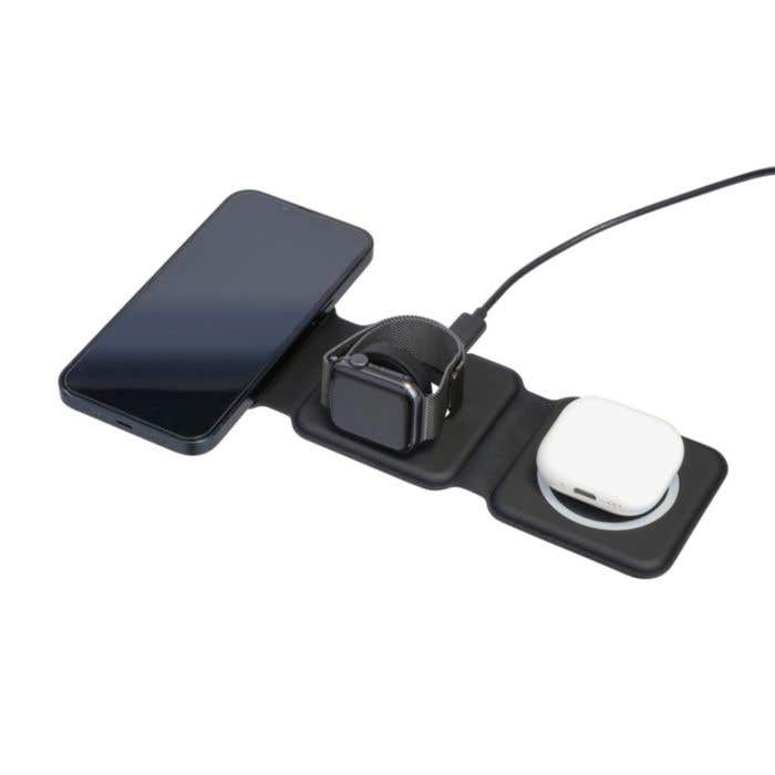 Draadloze oplader Trigo | 3-in-1 | Opvouwbaar