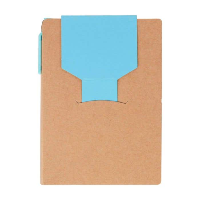 Notitieboek Quillo | A6 | Gerecycled | 70 pagina’s | Blanco | Sticky notes