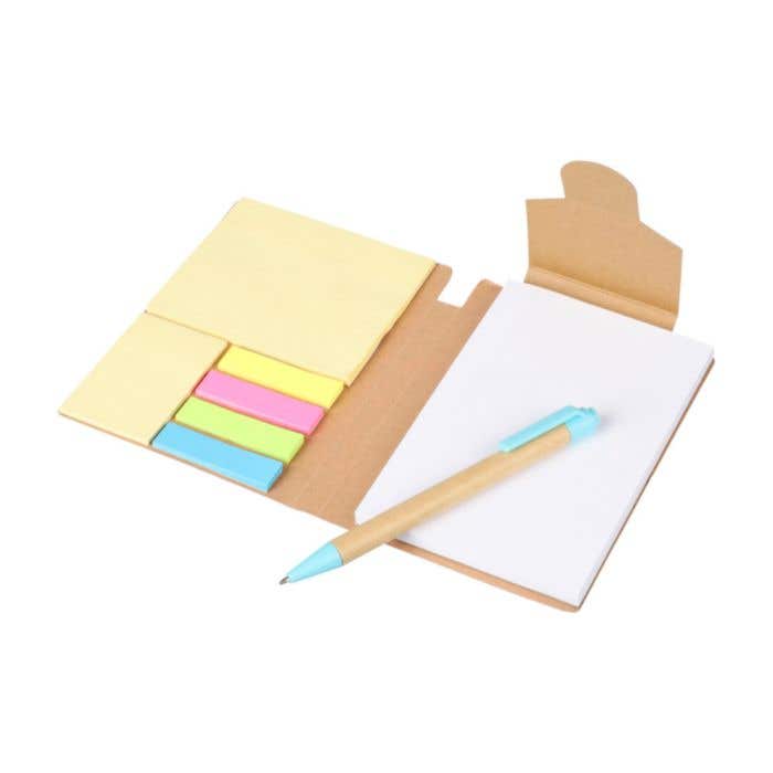 Notitieboek Quillo | A6 | 70 pagina’s | Blanco | Sticky notes