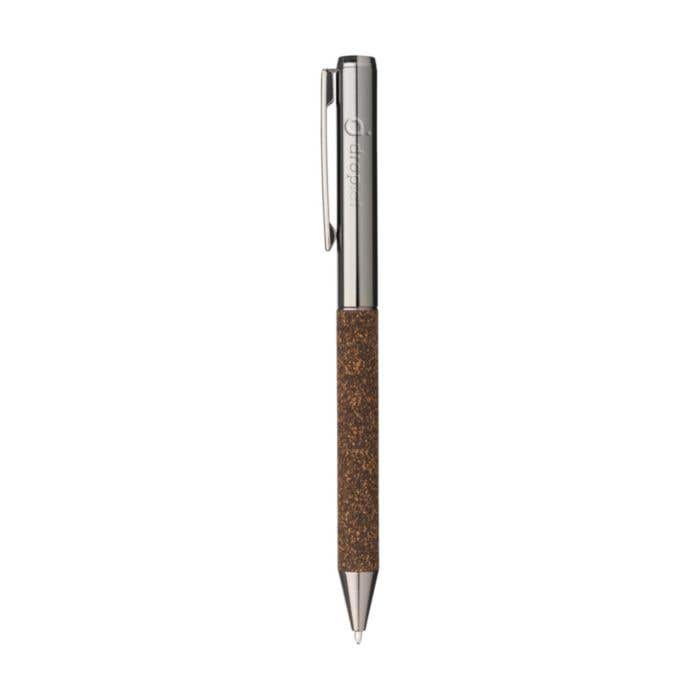 Balpen CoffeeGround | RVS | 5% koffiedik | Draaimechanisme