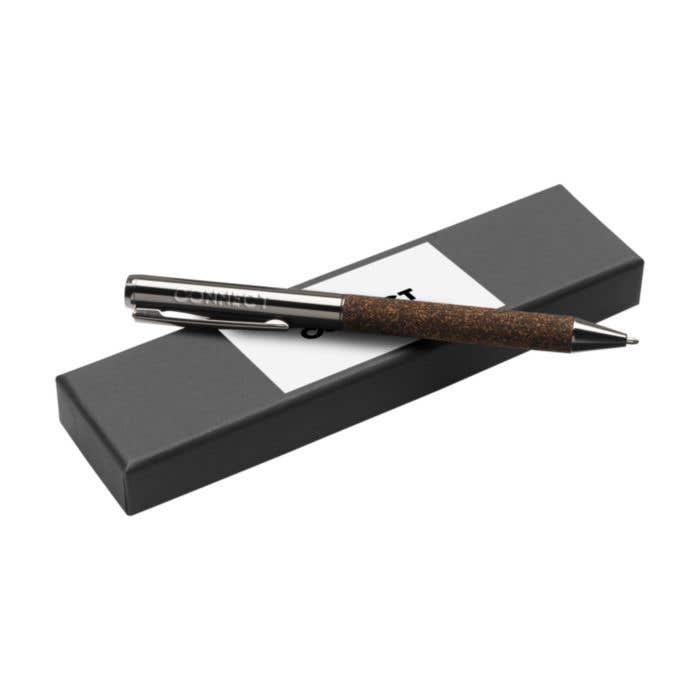 Balpen CoffeeGround | RVS | 5% koffiedik | Draaimechanisme