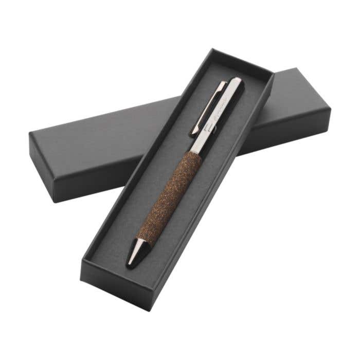 Balpen CoffeeGround | RVS | 5% koffiedik | Draaimechanisme