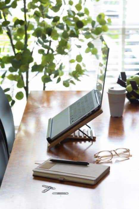 Laptopstandaard Java | FSC® bamboe | 6 standen verstelbaar