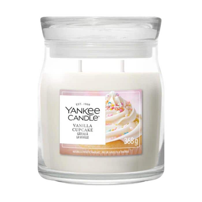 Yankee Candle geurkaars Vanilla Cupcake | Medium Jar | 50 branduren