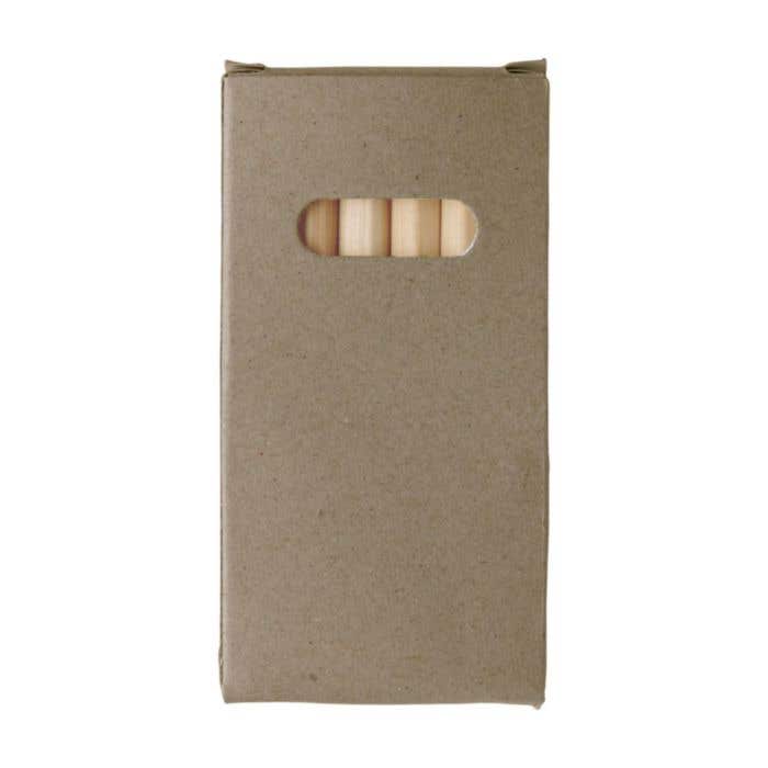 Kleurpotlodenset Gigi | 6 kleuren | Hout