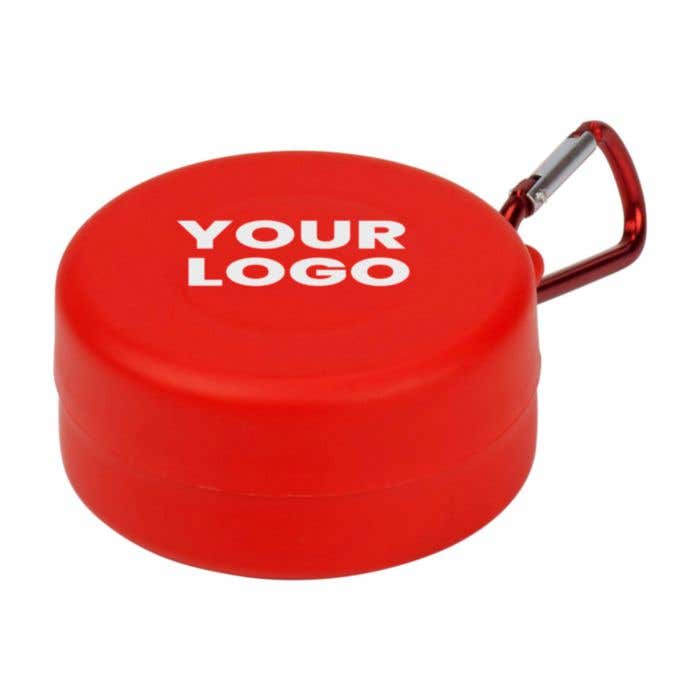 Drinkbeker Travelcup | 220 ml | Opvouwbaar | Karabijnhaak