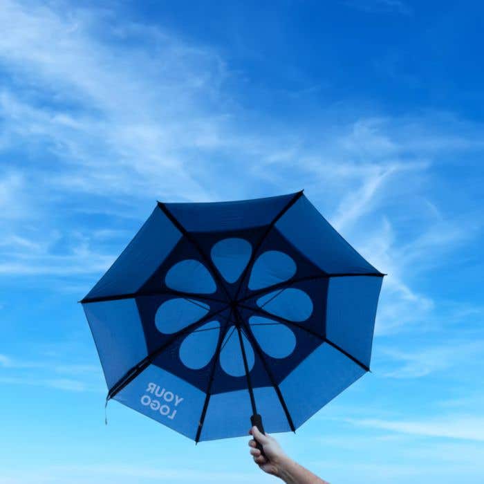 Stormparaplu Rick | Ø 128,5 cm | Dubbele laag | Metaal