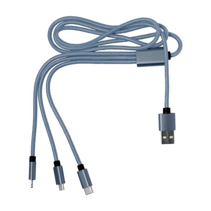 Oplaadkabel Mobile | 3-in-1 | 1 m kabellengte