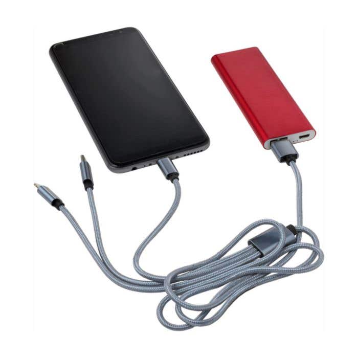 Oplaadkabel Mobile | 3-in-1 | 1 m kabellengte