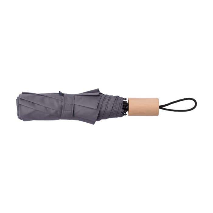 Paraplu Brooklyn | Ø 97 cm | Gerecycled | Opvouwbaar | Houten handvat