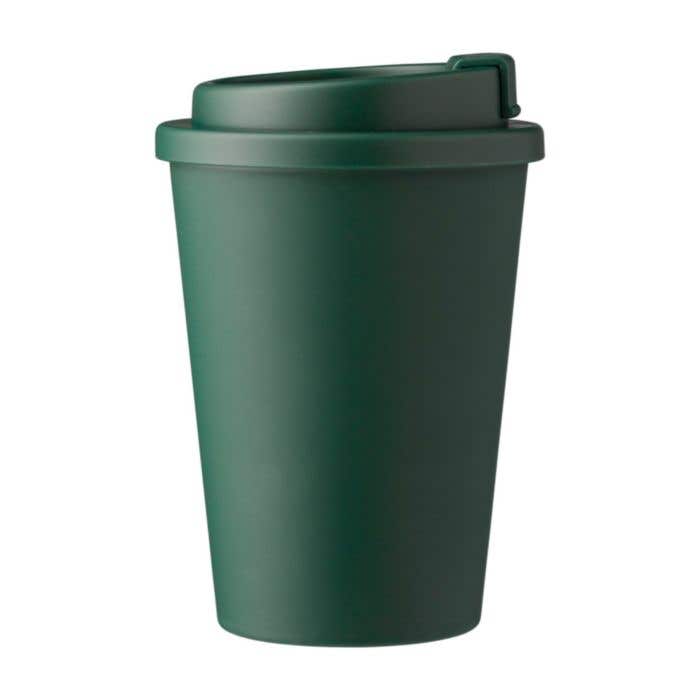 Reisbeker Gabriela | 350 ml | Dubbelwandig | Klikdeksel | Monochroom