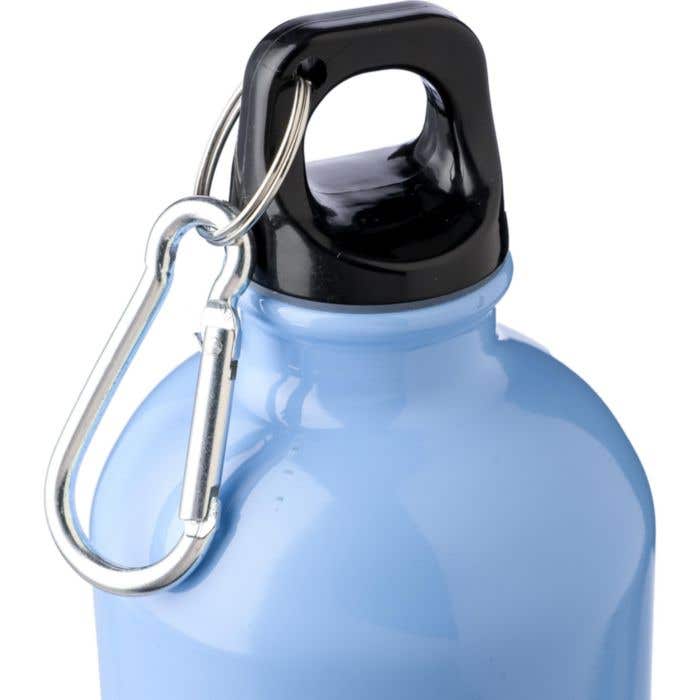 Drinkfles Emeric | 750 ml | Gerecycled RVS | Enkelwandig | Karabijnhaak