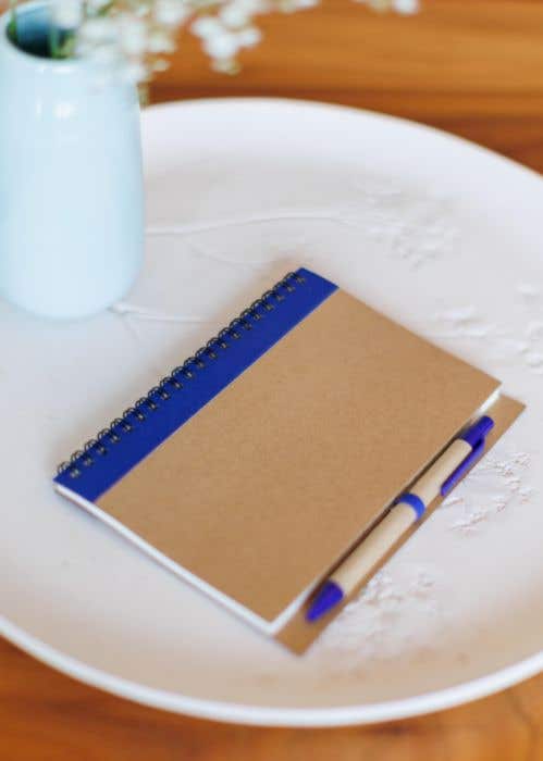 Notitieboek Stella | A5 | FSC® papier | 60 pagina's | Gelinieerd | Met pen
