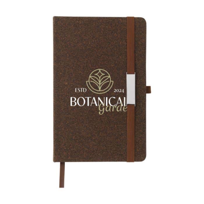 Geschenkset Signature CoffeeGround | Notitieboek, balpen en sleutelhanger | FSC® papier | In giftbox