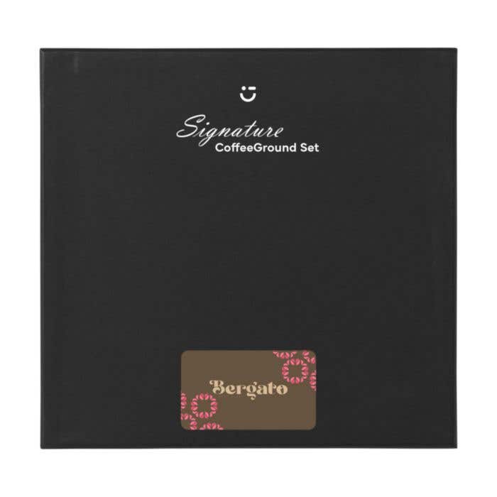 Geschenkset Signature CoffeeGround | Notitieboek, balpen en sleutelhanger | FSC® papier | In giftbox