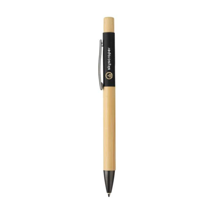 Geschenkset Signature Bamboo Office | Notitieboek, balpen en thermosbeker | FSC® bamboe | In giftbox