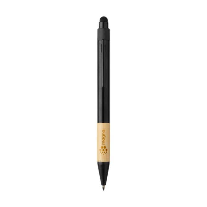 Geschenkset Signature Bamboo Duo | Balpen en sleutelhanger | Bamboe | Stylus | In giftbox