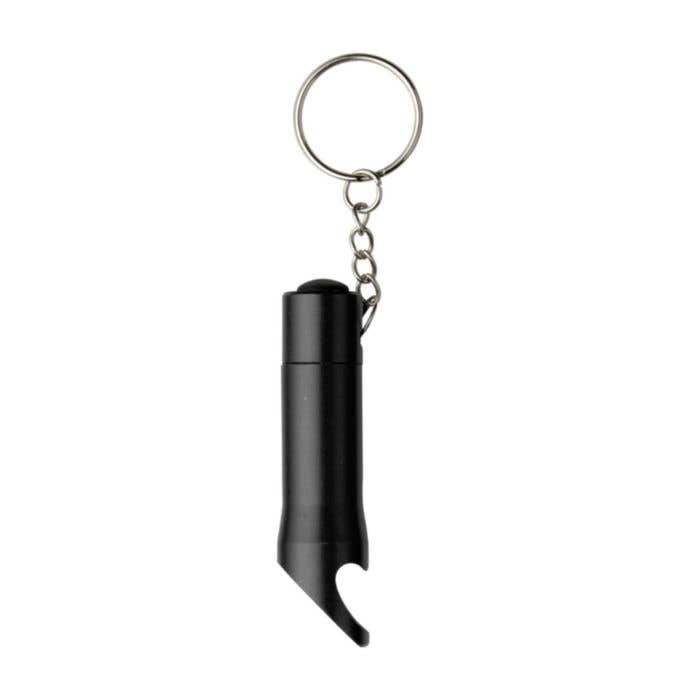 Sleutelhanger Carla | Aluminium | Zaklamp | Flesopener
