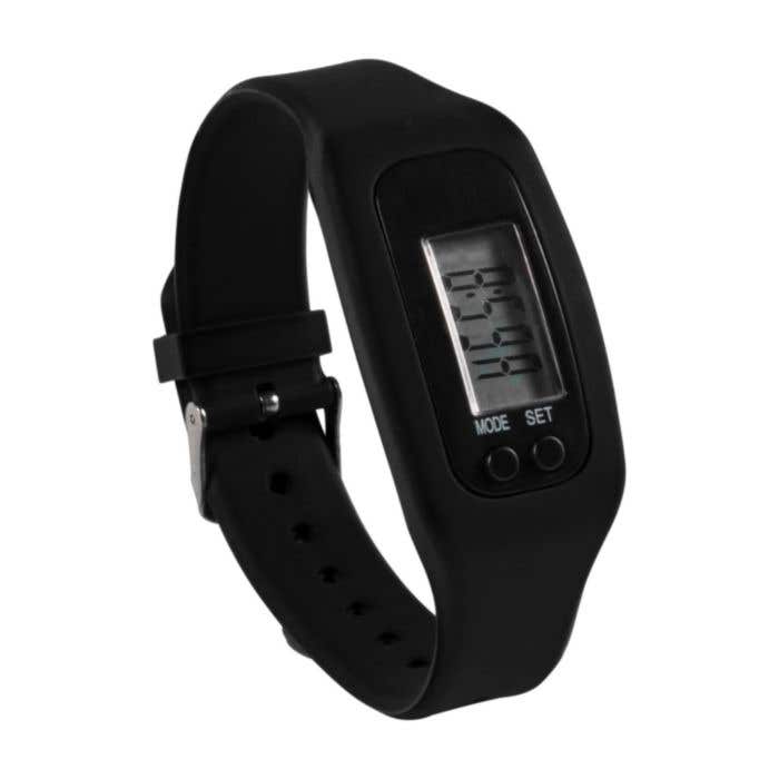 Stappenteller Tahir | Polsband | LCD-display