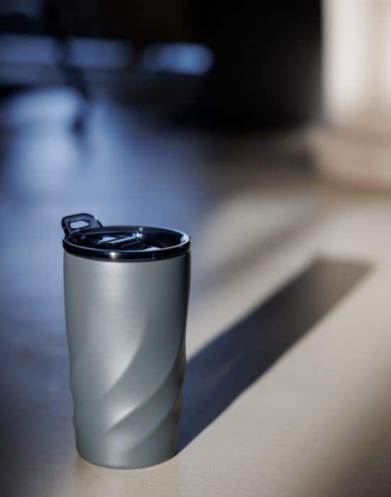 BrandCharger Gerecyclede RVS To Go Beker Vortex Calix Ceramica [400 ml]