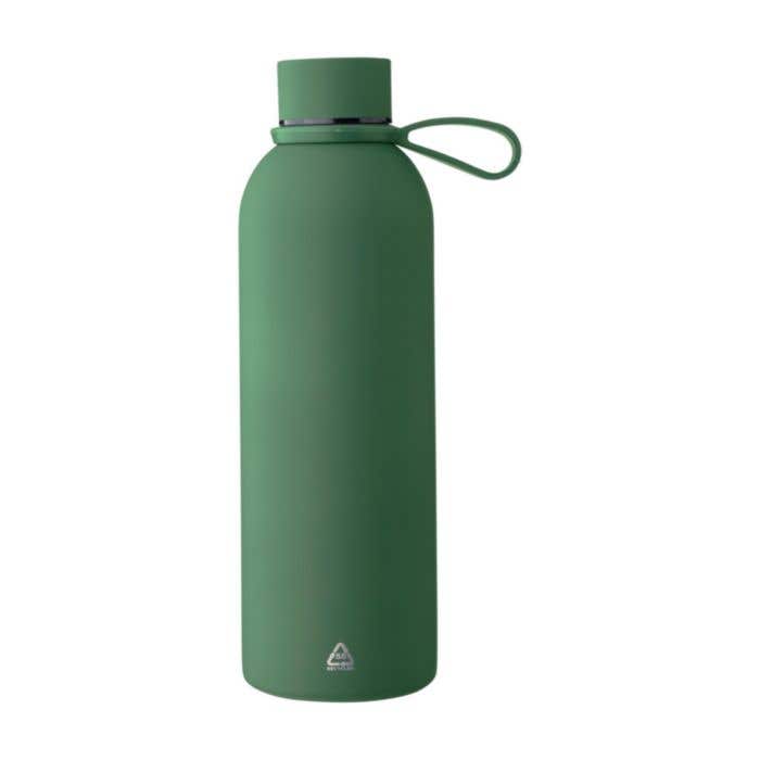 Drinkfles Sena | 500 ml | RVS | Dubbelwandig | Draaglus | Rubberen afwerking