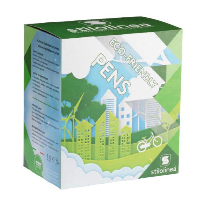 Stilolinea balpen Raja Chrome | Gerecycled | Metalen details